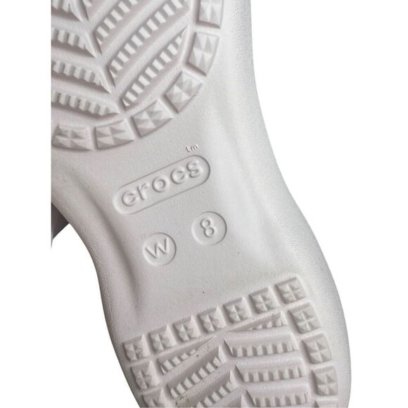 Crocs Women’s 8 Kadee Ballet Flats Barely Pink Comfort Shoes - Picture 7 of 8